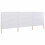Berkfield 3-panel Wind Screen Fabric 400x80 cm Sand White 2