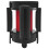 Berkfield Retractable Belt Barrier 200 cm Red 3