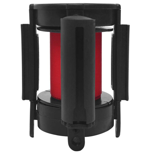 Berkfield Retractable Belt Barrier 200 cm Red 2