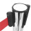 Berkfield Retractable Belt Barrier 200 cm Red 4