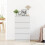 Berkfield Sideboard White 60x35x98.5 cm Engineered Wood 4