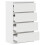 Berkfield Sideboard White 60x35x98.5 cm Engineered Wood 6