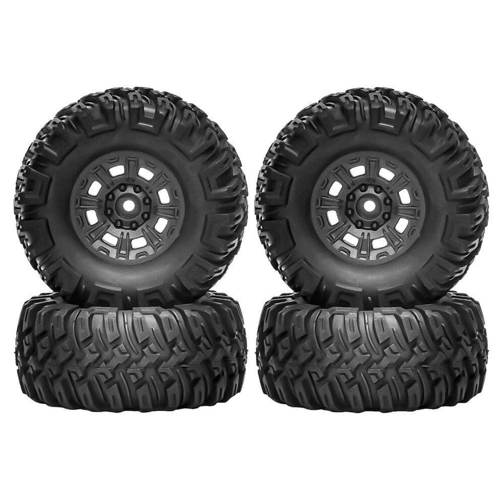 Rc Crawler Tires 1.9 Beadlock 110Mm Durable Rubber Grip For Trx4 Scx10 D90 D110 1/10 Scale 9351714809030