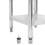 Berkfield Kitchen Work Table with Backsplash 60x60x93 cm Stainless Steel 6