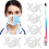 Face Mask Bracket Silicone with Lanyard 2 Pack, Comfortable Breathing Support and Reusable Frame 1