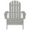 Berkfield Garden Chair Wood Grey 2