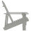 Berkfield Garden Chair Wood Grey 3