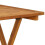 Berkfield Folding Garden Table 70x70x75 cm Solid Acacia Wood 10