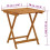 Berkfield Folding Garden Table 70x70x75 cm Solid Acacia Wood 11