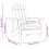 Berkfield Garden Chair Wood Grey 6