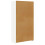 Berkfield Wardrobe White 100x50x200 cm Engineered Wood 6