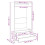Berkfield Wardrobe White 100x50x200 cm Engineered Wood 9
