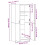 Berkfield Wardrobe Black 80x52x180 cm Engineered Wood 9