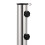 Berkfield Parasol Base Granite 30 kg Square Black 5