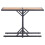 Berkfield Garden Table Black Solid Acacia Wood and Poly Rattan 2