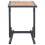 Berkfield Garden Table Black Solid Acacia Wood and Poly Rattan 3