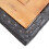 Berkfield Garden Table Black Solid Acacia Wood and Poly Rattan 5