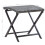 Berkfield Folding Stool Poly Rattan Grey 6