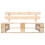 Berkfield Garden Pallet Bench Wood 2
