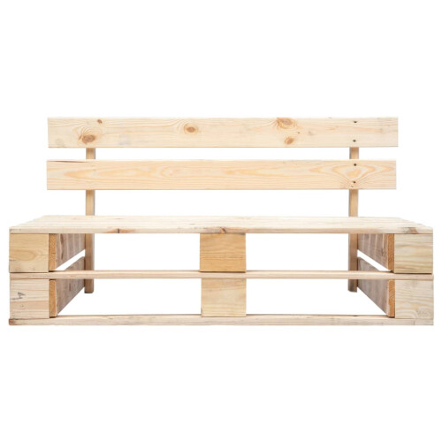 Berkfield Garden Pallet Bench Wood 1