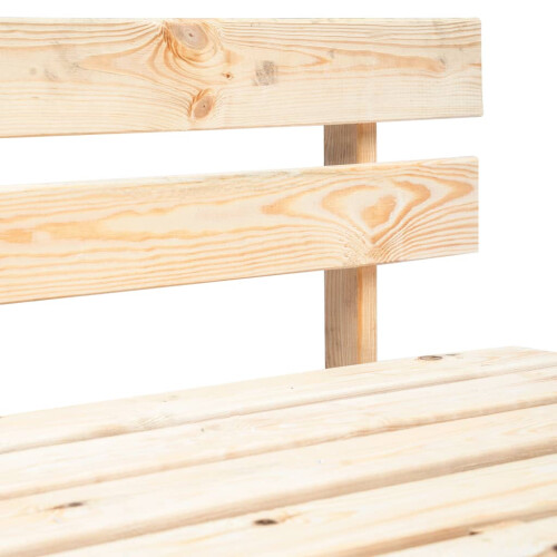 Berkfield Garden Pallet Bench Wood 2