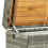 Berkfield Garden Storage Bench 120 cm Poly Rattan Grey 9