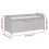 Berkfield Garden Storage Bench 120 cm Poly Rattan Grey 11