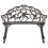 Berkfield Bistro Bench 100cm Bronze Cast Aluminium 2
