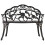 Berkfield Bistro Bench 100cm Bronze Cast Aluminium 3