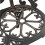 Berkfield Bistro Bench 100cm Bronze Cast Aluminium 6
