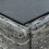 Berkfield Garden Table Grey 75x40x37 cm Poly Rattan 4