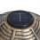 Berkfield Decorative Birdbath with Solar Powered LED Lights Plastic 6