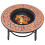 Berkfield Mosaic Fire Pit Terracotta 68cm Ceramic 5