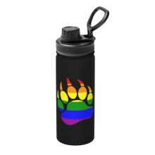 Respektujte rovnost Bear Gay Pride LGBT Izolovaná láhev na vodu 18OZ z nerezové oceli Novinka Sportovní konvice Přenosný hrnek pro cestování