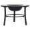 Berkfield Mosaic Fire Pit Black and White 68cm Ceramic 3