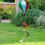 Rainbow Windsock Hot Air Balloon Outdoor Wind Spinner 1