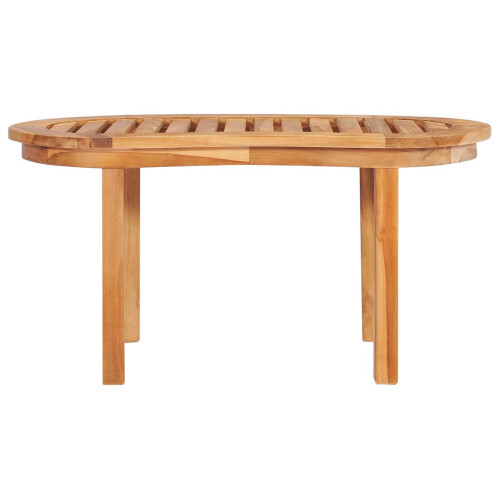 Berkfield Coffee Table 90x50x45 cm Solid Teak Wood 1