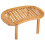 Berkfield Coffee Table 90x50x45 cm Solid Teak Wood 4