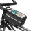 Bike Phone Holder Bag with Reflective Touchscreen Access 1