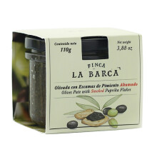 Finca La Barca Olives Pâté avec Flocons de Paprika Fumé 110g