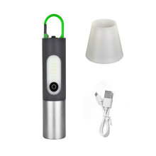Zoombar LED-ficklampa med hög lumen, uppladdningsbar LED-ficklampa