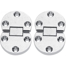 2Pcs Zinc Alloy Folding Table Hinge, SelfSupporting Drop Leaf Flap, Durable Oval Hardware