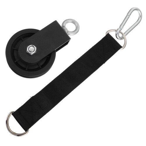 Fitness Pulley Accessory Down Attachment Roller Cable Set