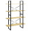 Berkfield 4-Tier Book Cabinet 100x30x140 cm Solid Pine Wood 2