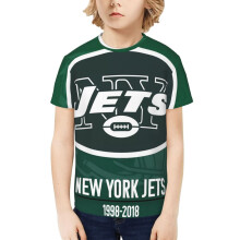 NY_JetsYouth kortärmad tröja för pojkar och flickor sportfotbollslagslogotyp för basebollfans gåvor