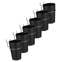 Pegboard Organizer 6 Sets with Storage Bins, Cups and Hooks for Garage Tools, Modular System