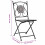 Berkfield Mosaic Bistro Chairs 2 pcs Grey 11