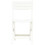 Berkfield Folding Garden Chairs 2 pcs Plastic White 3