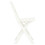 Berkfield Folding Garden Chairs 2 pcs Plastic White 5