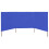 Berkfield 3-panel Wind Screen Fabric 400x80 cm Azure Blue 3